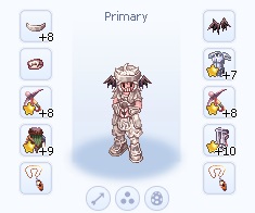 Icones de equipamentos do jogo