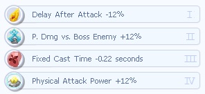 Icones de equipamentos do jogo